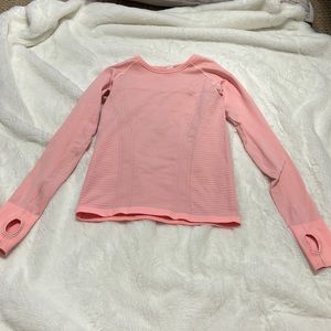 pink ivivva cute stretchy long sleeve